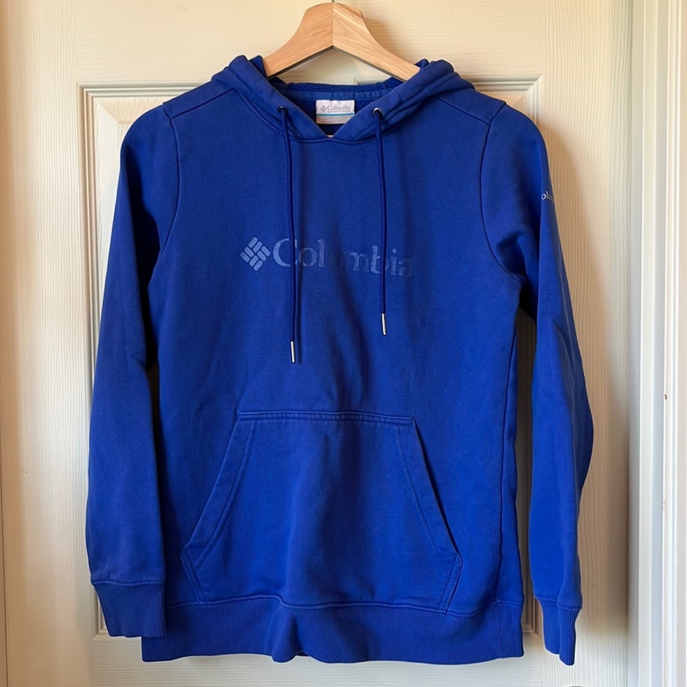 Columbia blue hoodie.